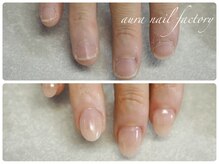 アウラ ネイル ファクトリー(aura nail factory)/深爪矯正グラデスカルプ［赤羽］