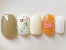 カラ ネイル 中津店(calla nail)/リボンと春風♪