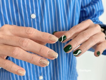 フェリークネイル(feerique nail)/カジュアルネイル/シンプル/圓山