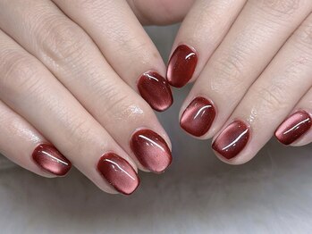 ネイルズバー 新宿店(Nails Bar)/レッドキャットアイネイル
