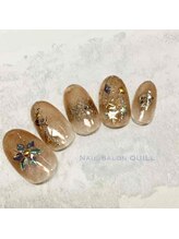 ネイルサロン クイル(QUILL)/12月ラメホロ（３）