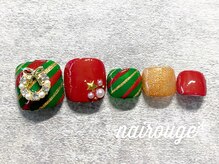 ネイル―ジュ 札幌大通店(nairouge*)/フット♪クリスマスネイル♪