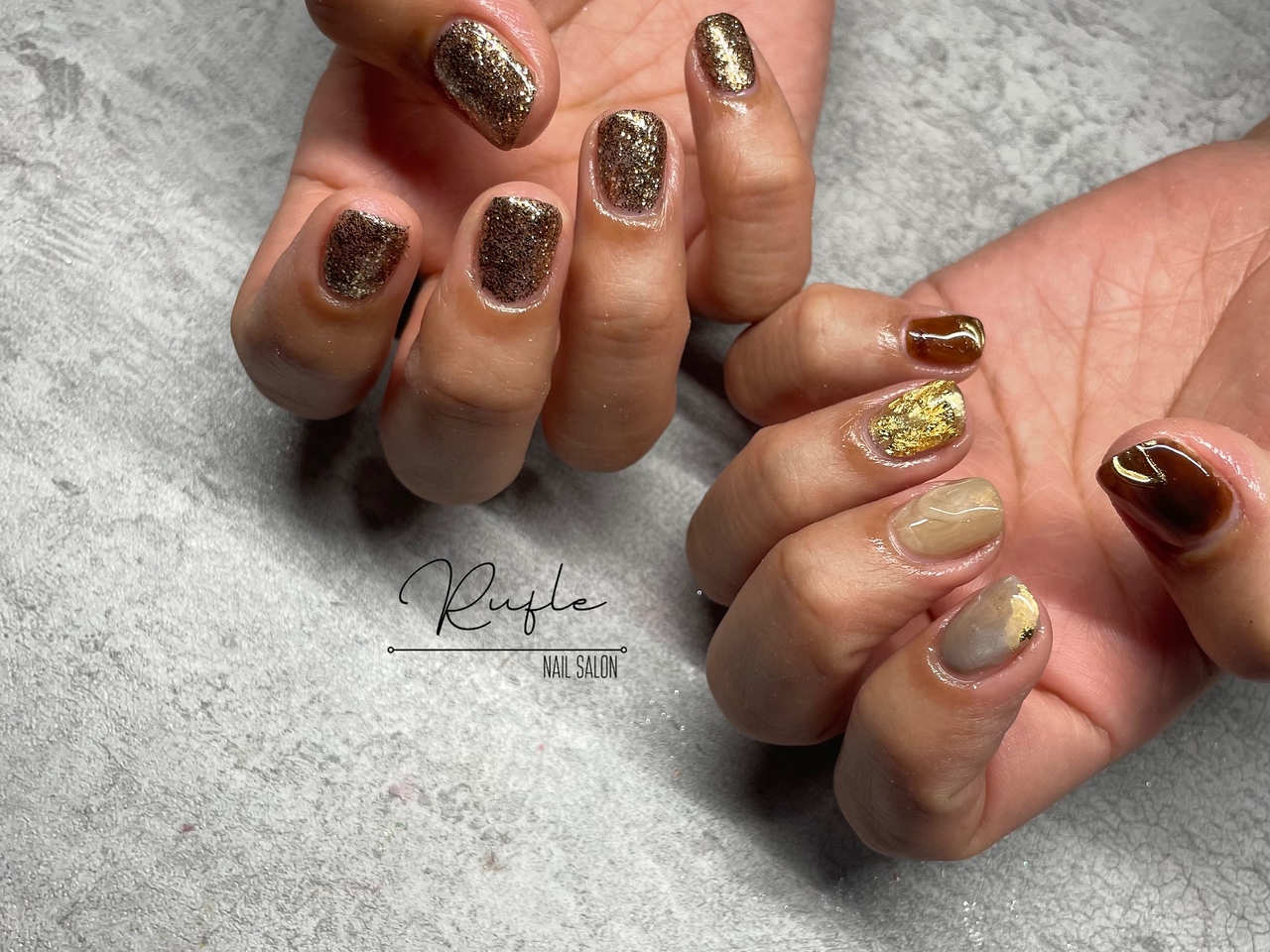 ルフレ(Rufle)/アシンメトリーネイル