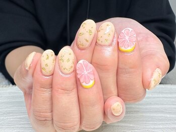 グレープフルーツネイル