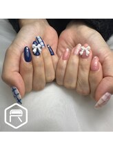 レディスペネイル ノウラ 名駅店(Redispe nail NouRa)/リボンネイル