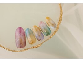 カラフルニュアンスネイル