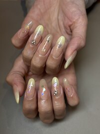 ワンホン風春ネイル