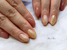 パラジェル認定サロン メールメール 池袋店(MereMer)/ミラーフラワーネイル