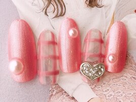 チェックネイル¥6980