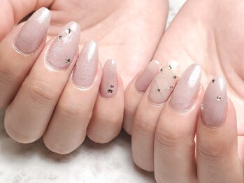 女子力アップジェルネイル