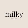 ミルキー(milky)ロゴ