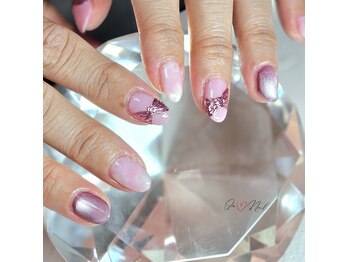 キュアネイル(Qa Nail)/お任せアート☆リボン