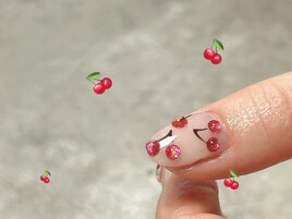 さくらんぼネイル