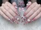 ナナネイル アメ村心斎橋店(NaNa Nail)の写真/【持ち込みデザインOK★】10本アート＆きらきら可愛いパーツ埋め尽くしのこだわりデザインが人気！