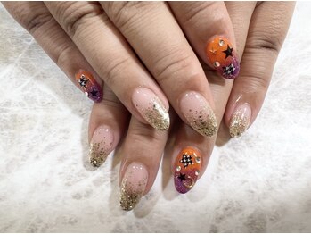 アロココネイル(Alococo nail)/ハロウィンネイル