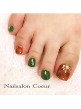 ネイルサロン クール(Nailsalon Coeur)/秋のフットネイル