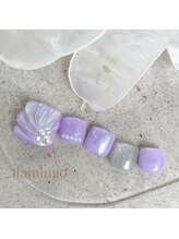 フラミンゴ(flamingo)/FOOT キャンペーンネイル