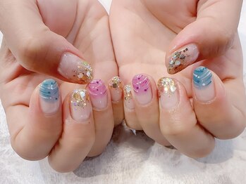 #夏ネイル#ヨーヨー