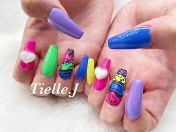 ティエルジェー(Tielle J)の写真/【痛ネイル/キャラクター/モチーフ対応可◎】こだわり派の方必見!あなた史上1番のお気に入りネイルに★