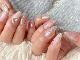 hand nail 冬デザイン