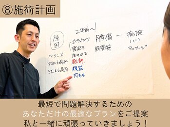 西宮かなで整体院/二人三脚で取り組んでいきます!