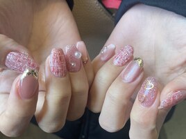 ツイードとガラスフレンチ