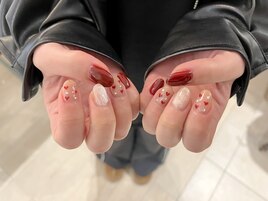 #バレンタインネイル