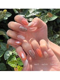 オレンジネイル