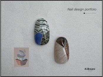 キクヤ(Kikuya)/手描きネイル