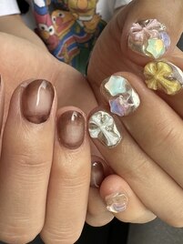 ちぐはぐネイル