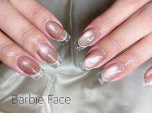 バービーフェイス 恵比寿(Barbie Face)の雰囲気(秋色 スカルプ クリアフレンチ マグネット 大人綺麗 )