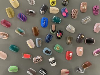 5005ネイルサロン(5005 nail saloon)の写真/《新静岡駅徒歩2分》ワンカラーにお好きなアート2本つき♪
