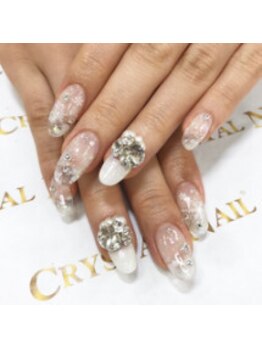 クリスタルネイル ボンベルタ橘店(CRYSTAL NAIL)/ストーンネイル