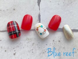 大人クリスマスネイル