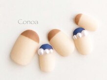 コノア(conoa)/マットフレンチネイル