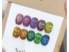 ♪ins超人気【チップ長さ出し】マグネットハート☆ネイル¥11500