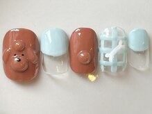 カラ ネイル 中津店(calla nail)/ぷっくりプードル