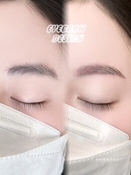 メル(meru)/eyebrow wax + 間引き