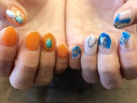 ニュアンス×ターコイズ