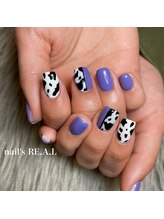 ネイルズリアル 倉敷(nail's RE.A.L)/ダルメシアンネイル