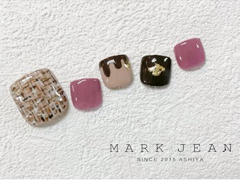 マークジーン 姫路(MARK JEAN)/49. チョコ ツイード ネイル