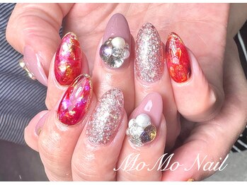 モモネイル(MOMO nail)/秋ネイル/持ち込み