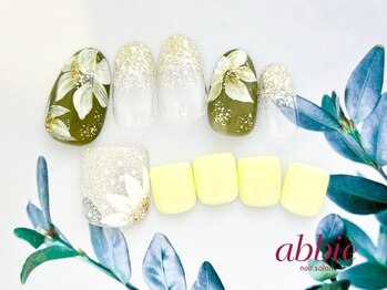 アビー 目白店(abbie)/カーキフラワー◇¥14146/¥12100