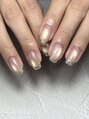グリュック(Gluck)&nbsp;上品なマグネットに抜け感のあるニュアンスミラーフレンチ♪