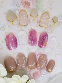 アフロディーテ(Aphrodite)/9月キャンペーンネイル☆¥6500