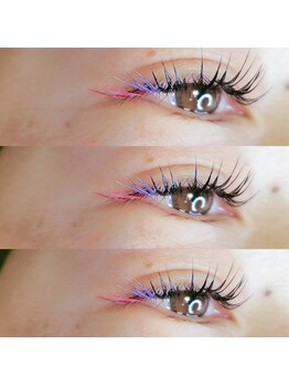 パーソナルアイラッシュ(PERSONAL EYELASH)/カラーエクステ
