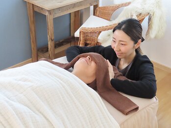 メラリノ(Melalino)の写真/ただの小顔サロンじゃない！心地よく寝ている間に【左右差対称の美小顔&美姿勢】を叶える技術を栃木県で♪