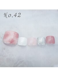 フットネイル：No.42
