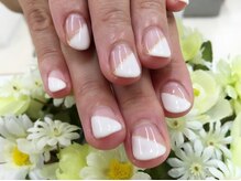 プルミエ ネイル(Premier Nail)/ホワイト斜めフレンチ