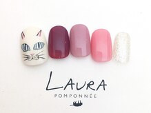 ローラポンポニー(Laura pomponnee)/FIGARO掲載デザイン「Try PINK」